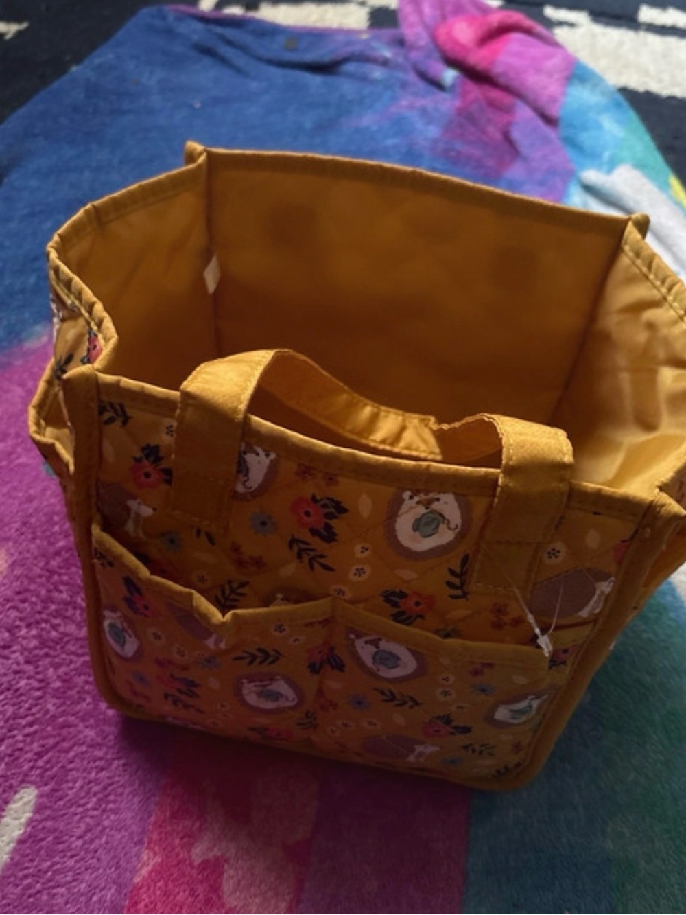 Floral Utility Tote Bag
